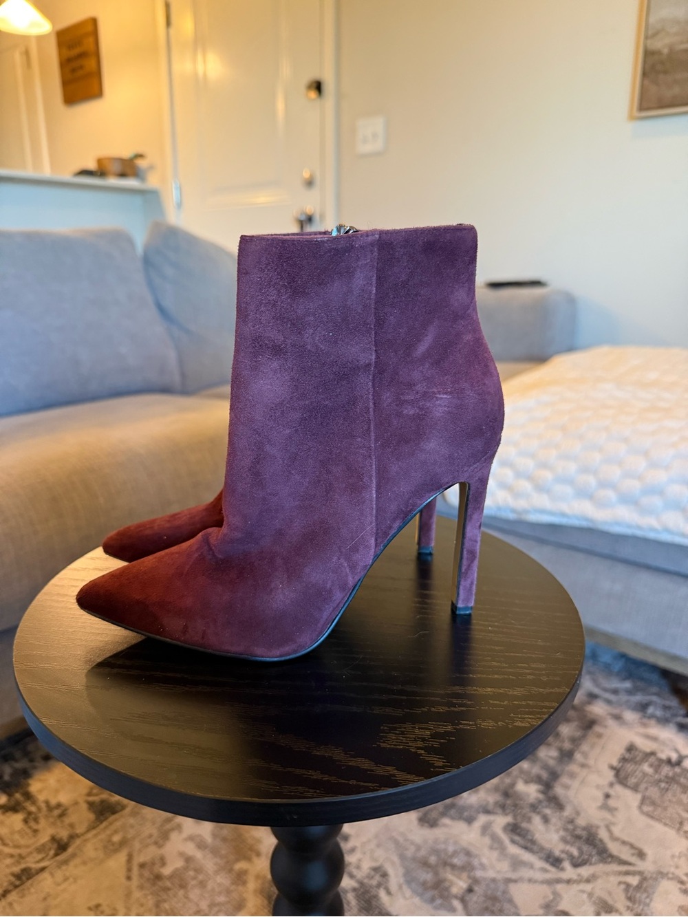 Nine West Galz Bootie Burgundy SZ 5M